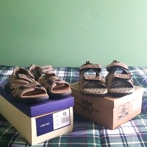 NEW - 2 Pair Boy's Sandals Size 12 & 13